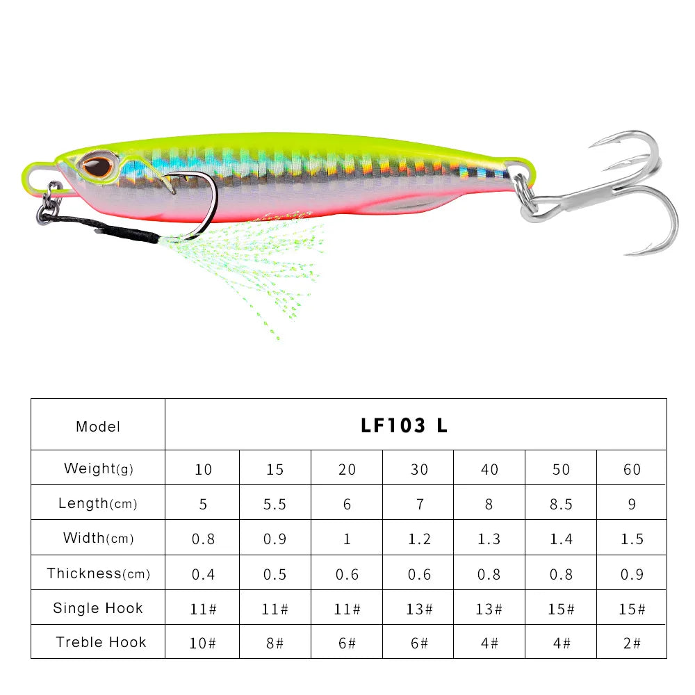 Jig Metálico PRO BEROS (10-60g)
