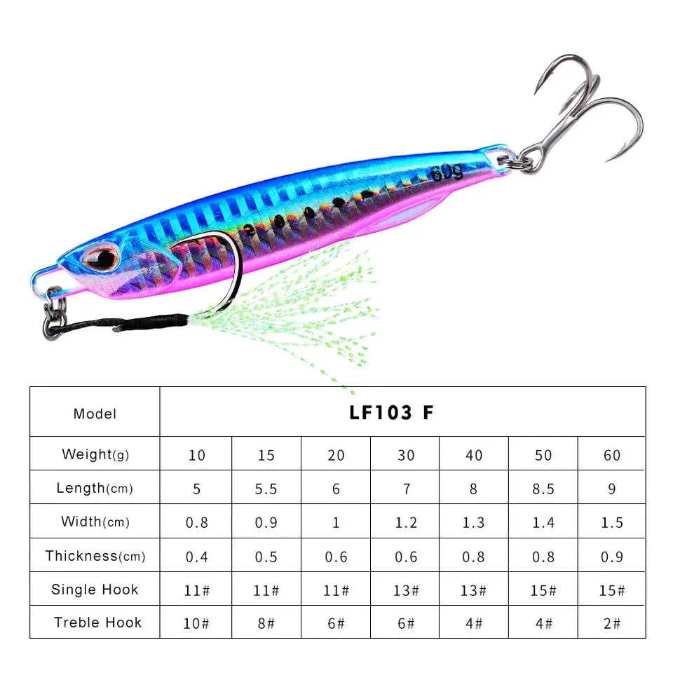 Jig Metálico PRO BEROS (10-60g)