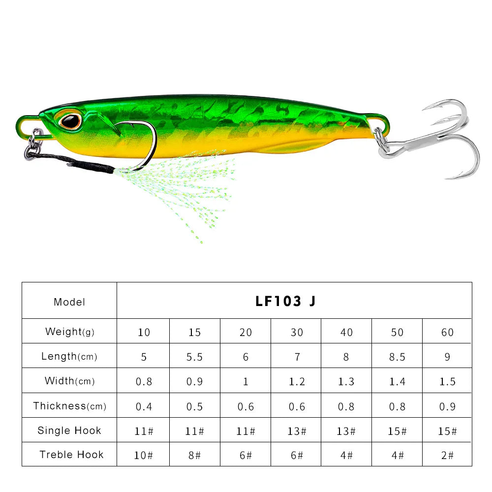 Jig Metálico PRO BEROS (10-60g)