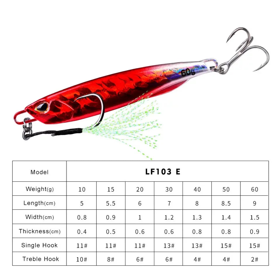 Jig Metálico PRO BEROS (10-60g)