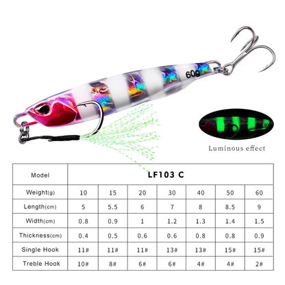 Jig Metálico PRO BEROS (10-60g)