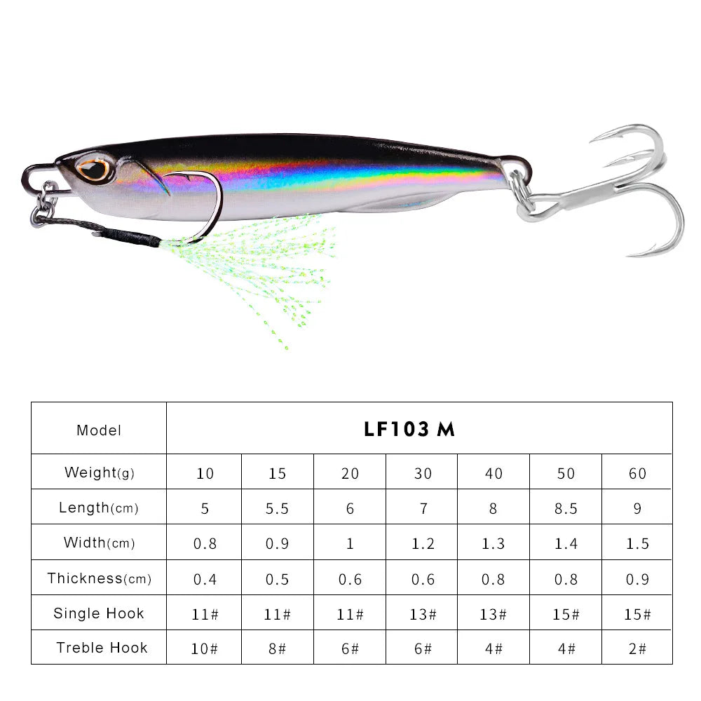Jig Metálico PRO BEROS (10-60g)