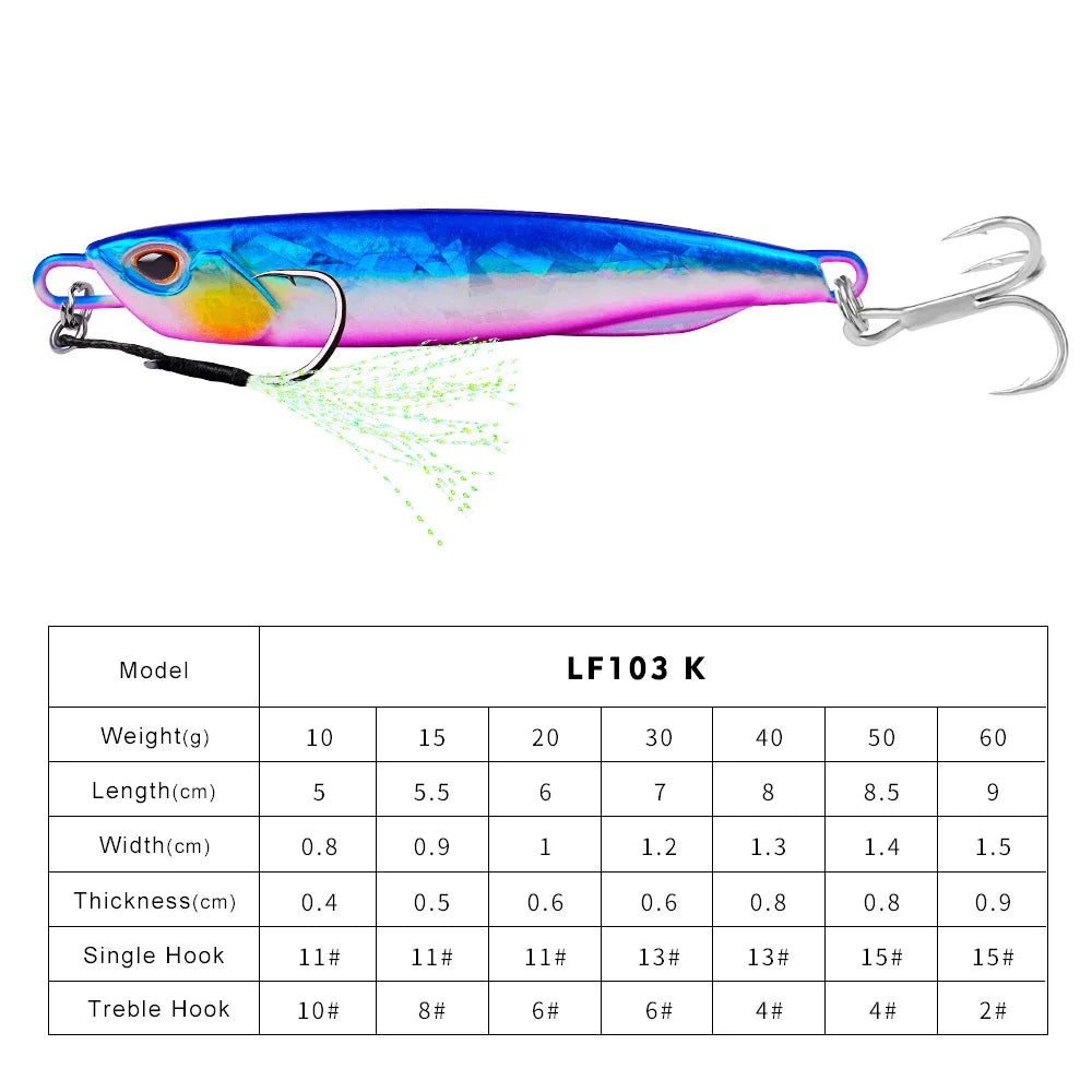Jig Metálico PRO BEROS (10-60g)
