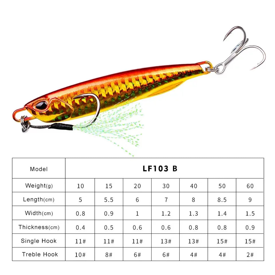 Jig Metálico PRO BEROS (10-60g)