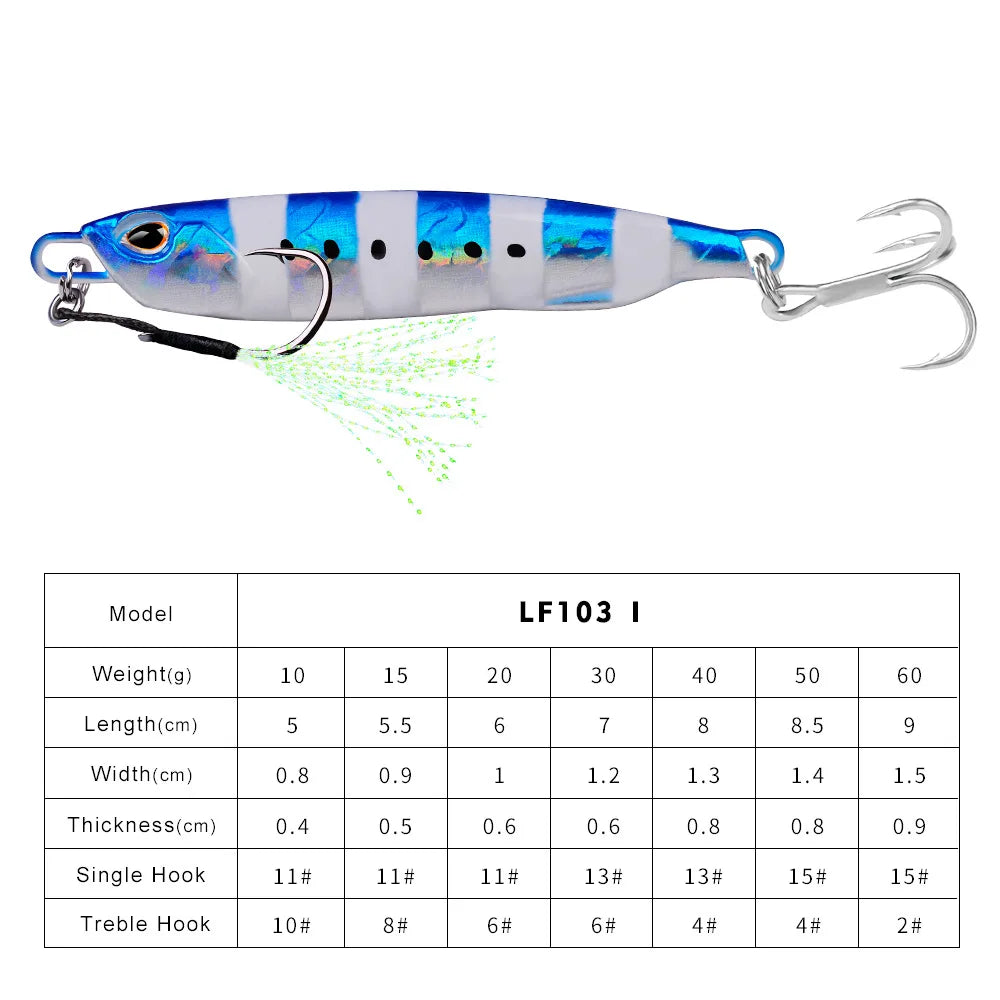 Jig Metálico PRO BEROS (10-60g)
