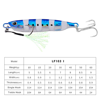 Jig Metálico PRO BEROS (10-60g)