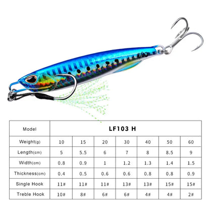 Jig Metálico PRO BEROS (10-60g)