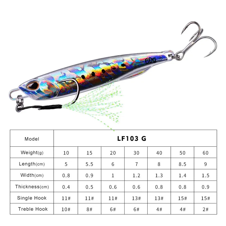 Jig Metálico PRO BEROS (10-60g)