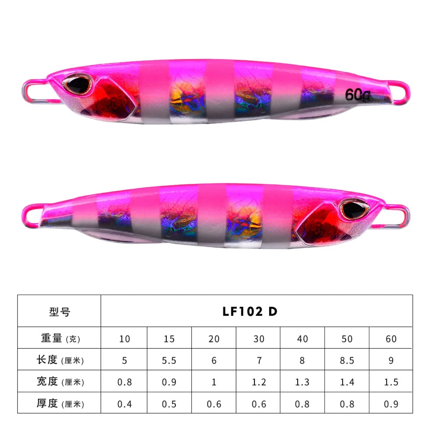Jig Metálico PRO BEROS (10-60g)