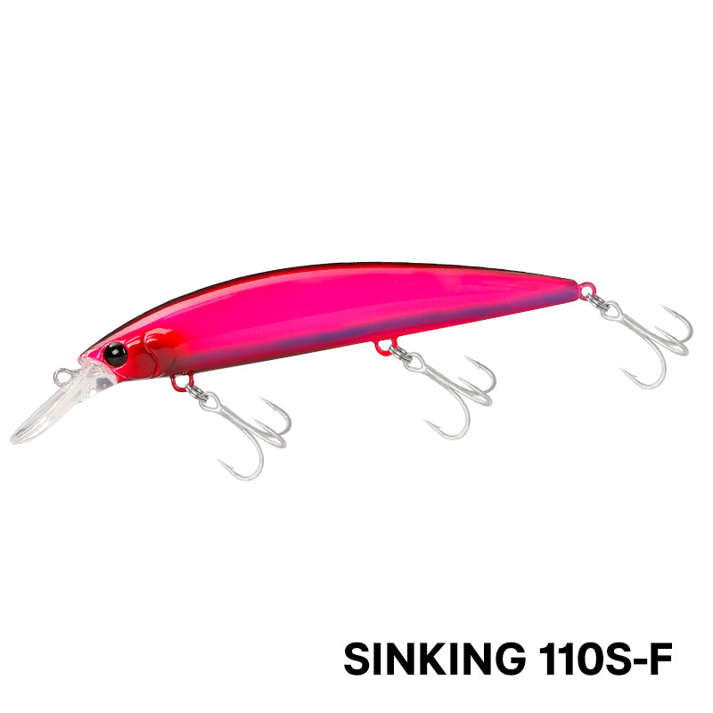 Señuelo Wizard 110MM TSURINOYA · Hundible Premium 37g · Lanza 80 metros