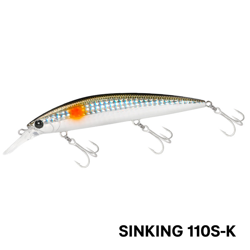 Señuelo Wizard 110MM TSURINOYA · Hundible Premium 37g · Lanza 80 metros