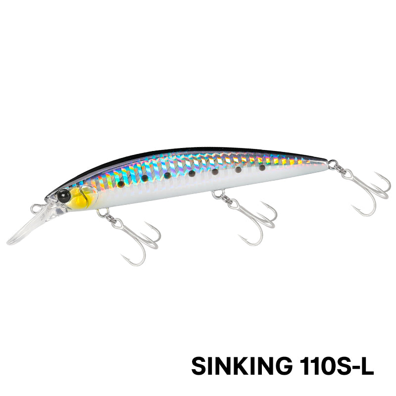 Señuelo Wizard 110MM TSURINOYA · Hundible Premium 37g · Lanza 80 metros
