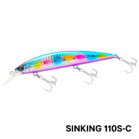 Señuelo Wizard 110MM TSURINOYA · Hundible Premium 37g · Lanza 80 metros