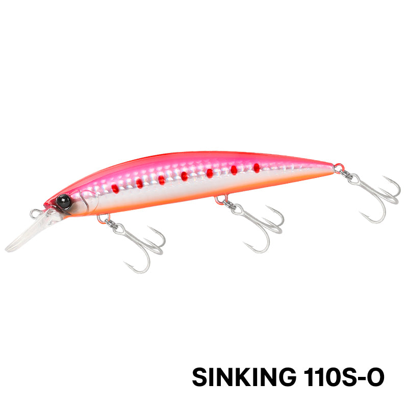 Señuelo Wizard 110MM TSURINOYA · Hundible Premium 37g · Lanza 80 metros