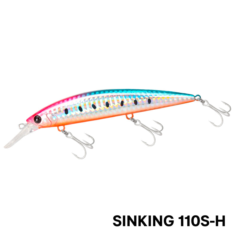 Señuelo Wizard 110MM TSURINOYA · Hundible Premium 37g · Lanza 80 metros